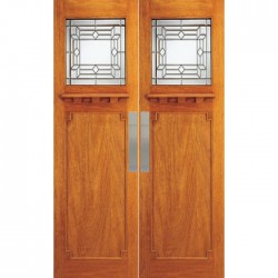 Satin Stainless Steel Push Plate - Grade 316