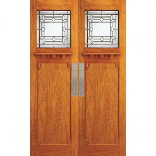 Satin Stainless Steel Push Plate - Grade 316